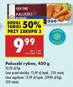Biedronka Paluszki rybne 450 g oferta