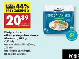 Biedronka Filety z dorsza atlantyckiego bez skóry Marinero , 475 g oferta
