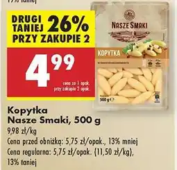 Biedronka Kopytka Nasze Smaki, 500 g oferta