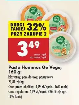 Biedronka Pasta Hummus Go Vege, 160 g oferta