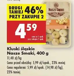 Biedronka Kluski śląskie Nasze Smaki, 400 g oferta