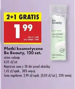 Biedronka Płatki kosmetyczne Be Beauty, 120 szt oferta