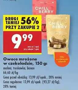 Owoce mrożone w czekoladzie, 150 g