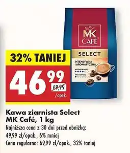 Biedronka Kawa ziarnista Select MK Café, 1 kg oferta