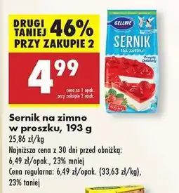 Biedronka Sernik na zimno w proszku, 193 g oferta