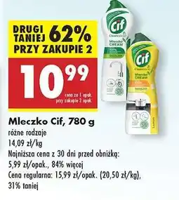 Biedronka Mleczko Cif, 780 g oferta