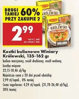 Biedronka Kostki bulionowe Winiary Królewski, 135-162 g oferta