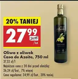 Biedronka Oliwa z oliwek Casa De Azeite, 750 ml oferta