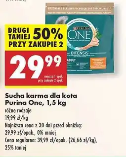 Biedronka Purina One, 1,5 kg oferta