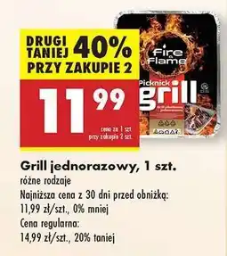 Biedronka Grill jednorazowy 1 szt oferta