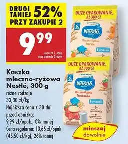 Biedronka Kaszka mleczno ryżowa Nestlé 300 g oferta