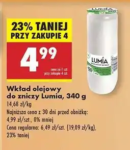 Biedronka Wkład olejowy do zniczy Lumia , 340 g oferta