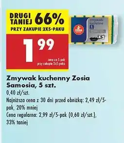 Biedronka Zmywak kuchenny Zosia Samosia , 5 szt oferta