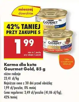 Biedronka Gourmet Gold 85 g oferta