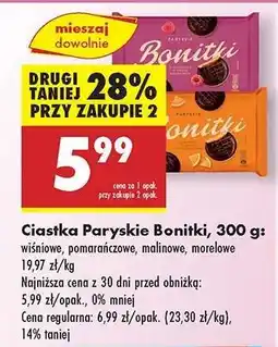 Biedronka Ciastka Paryskie Bonitki, 300 g oferta