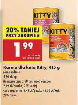 Biedronka Karma dla kota Kitty, 415 g oferta