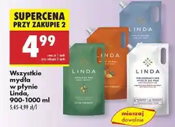 Biedronka Wszystkie mydła w płynie Linda, 900-1000 ml oferta