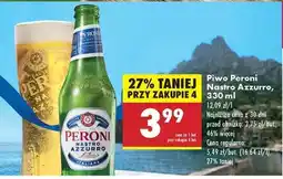 Biedronka Piwo Peroni Nastro Azzurro, 330 ml oferta