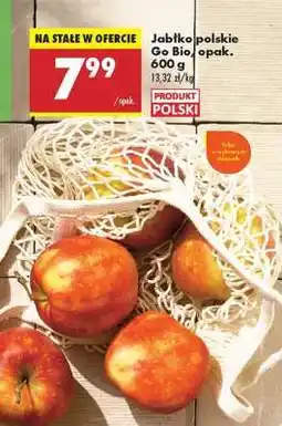 Biedronka Jabłko polskie Go Bio, opak oferta