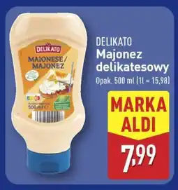 ALDI DELKATO Majonez delikatesowy oferta
