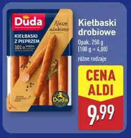 ALDI Kiełbaski drobiowe oferta