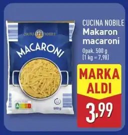 ALDI Cucina Nobile Makaron macaroni oferta