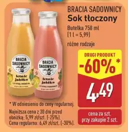 ALDI BRACIA SADOWNICY Sok tłoczony oferta