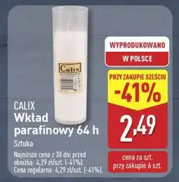 ALDI CALIX Wkład parafinowy 64 h oferta