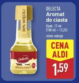 ALDI DELECTA Aromat do ciasta oferta