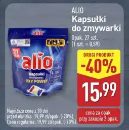 ALDI ALIO Kapsułki do zmywarki oferta