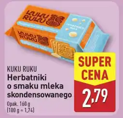 ALDI KUKU RUKU Herbatniki o smaku mleka skondensowanego oferta