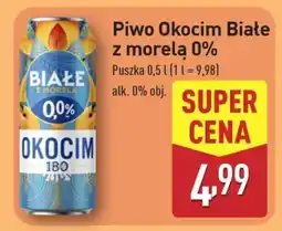ALDI Piwo Okocim Białe z morelą 0% oferta