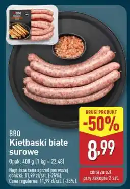 ALDI BBQ Kiełbaski białe surowe oferta