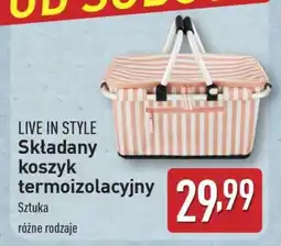 ALDI LIVE IN STYLE Składany koszyk termioizolacyjny oferta