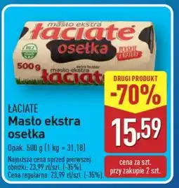 ALDI ŁACIATE Masło ekstra osełka oferta