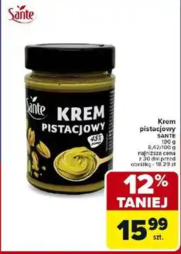 Carrefour Krem pistacjowy Sante oferta