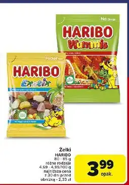 Carrefour Żelki exotix Haribo oferta