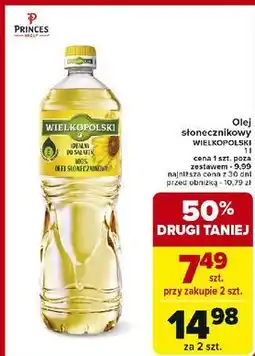 Carrefour Olej Wielkopolski Słonecznikowy oferta