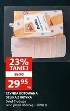 Auchan Szynka delikatesowa z piersi indyka Indykpol oferta