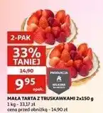 Auchan Tarta mała z truskawkami oferta