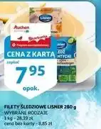 Auchan Filety śledziowe w sosie śmietanowym Lisner oferta