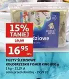 Auchan Filety śledziowe kołobrzeskie Fisher King oferta