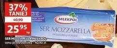 Auchan Ser mozzarella - blok Mlekpol oferta