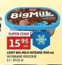 Auchan Lody czekolada Algida Big Milk oferta
