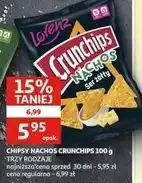 Auchan Nachosy żółty ser Crunchips oferta
