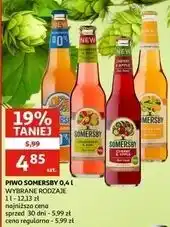 Auchan Piwo Somersby Mandarine 0.0% oferta