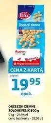 Auchan Orzeszki ziemne solone Felix oferta