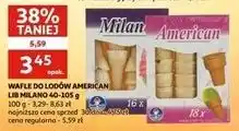Auchan Wafle do lodów american oferta