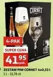 Auchan Piwo + szklanka Cornet Oaked oferta