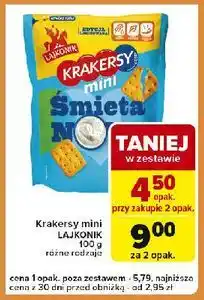 Carrefour Express Krakersy śmietanove Lajkonik Mini oferta